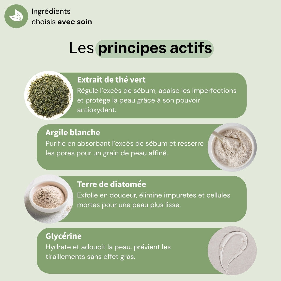 Masque purifiant au thé vert
