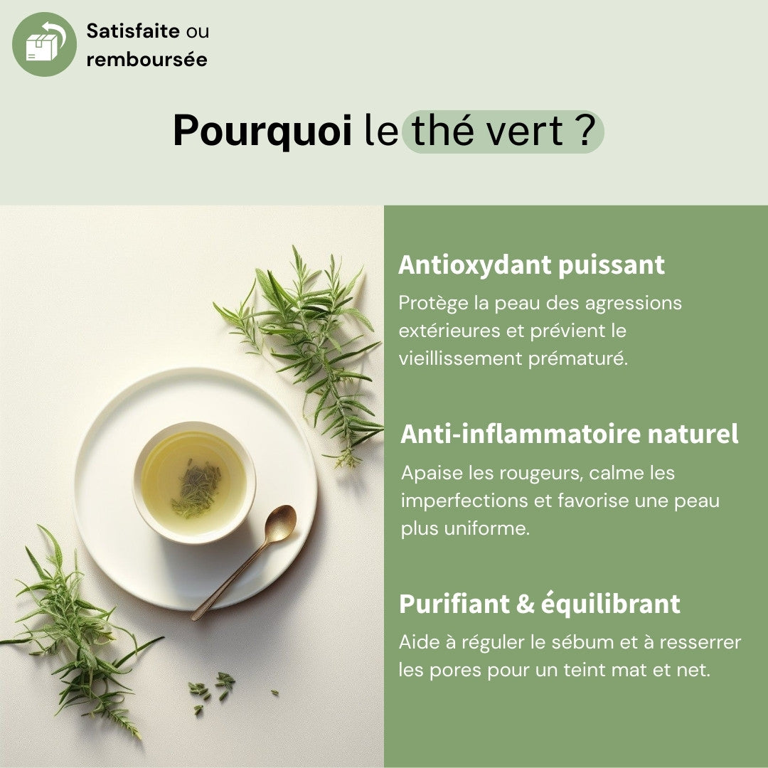 Masque purifiant au thé vert